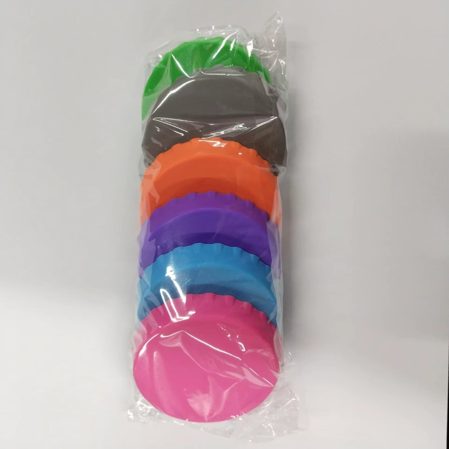 6 Pack Silicone Soda Lid Beverage Can Cover Beer Bottle Caps Juice Can Topper Reusable Coke Can Saver 6 Color Can Stopper