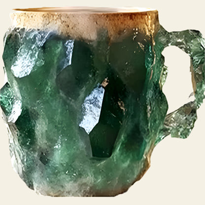 Mineral Crystal Coffee Mugs - Faux Mineral Crystal Resin Coffee Cups - Cross-Border New Arrival