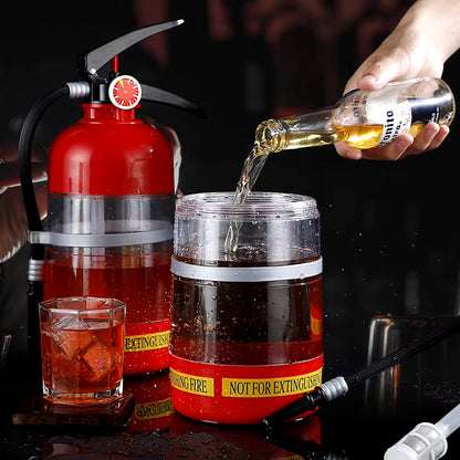 1.5L Wine Drink Dispenser Fire Extinguisher Pourer Party Beer Dispenser Beverage Wine Spirits Beer for Party Bar Accessory