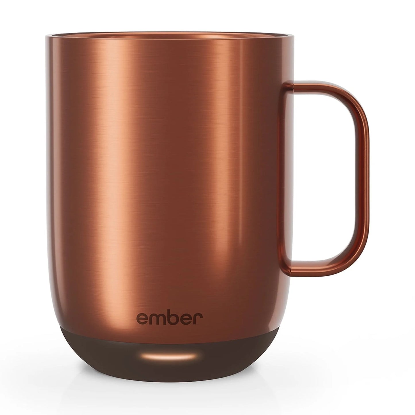 Temperature Control Smart Mug 2, 14 Oz, Copper, up to 1.5-Hr Battery Life - App Controlled Heated Coffee/Tea Mug - Improved Design