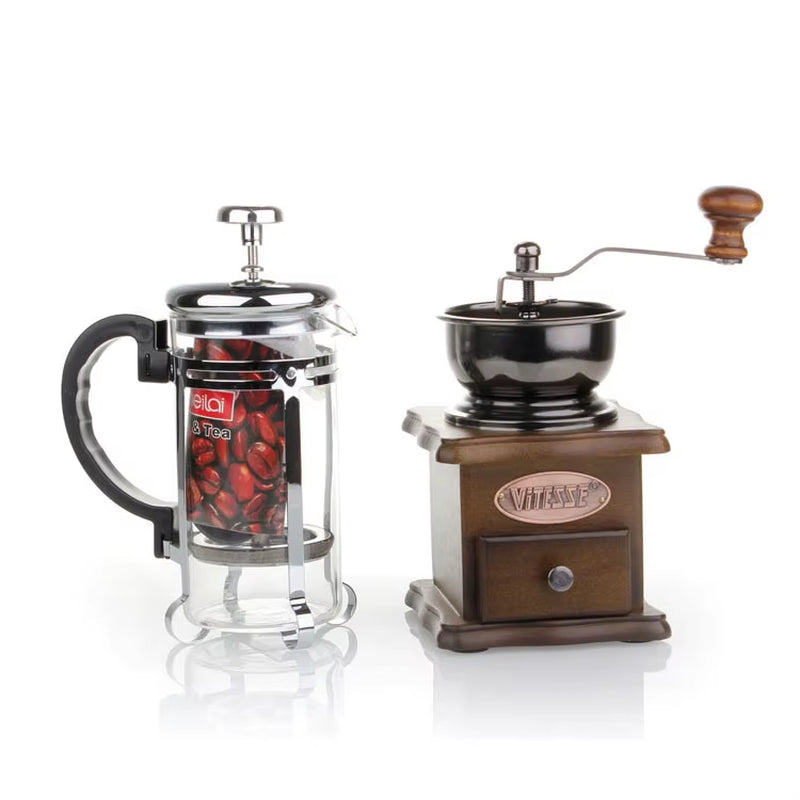 Coffee Pot Coffee Grinder Set Household Coffee Pot Mill Gift Set