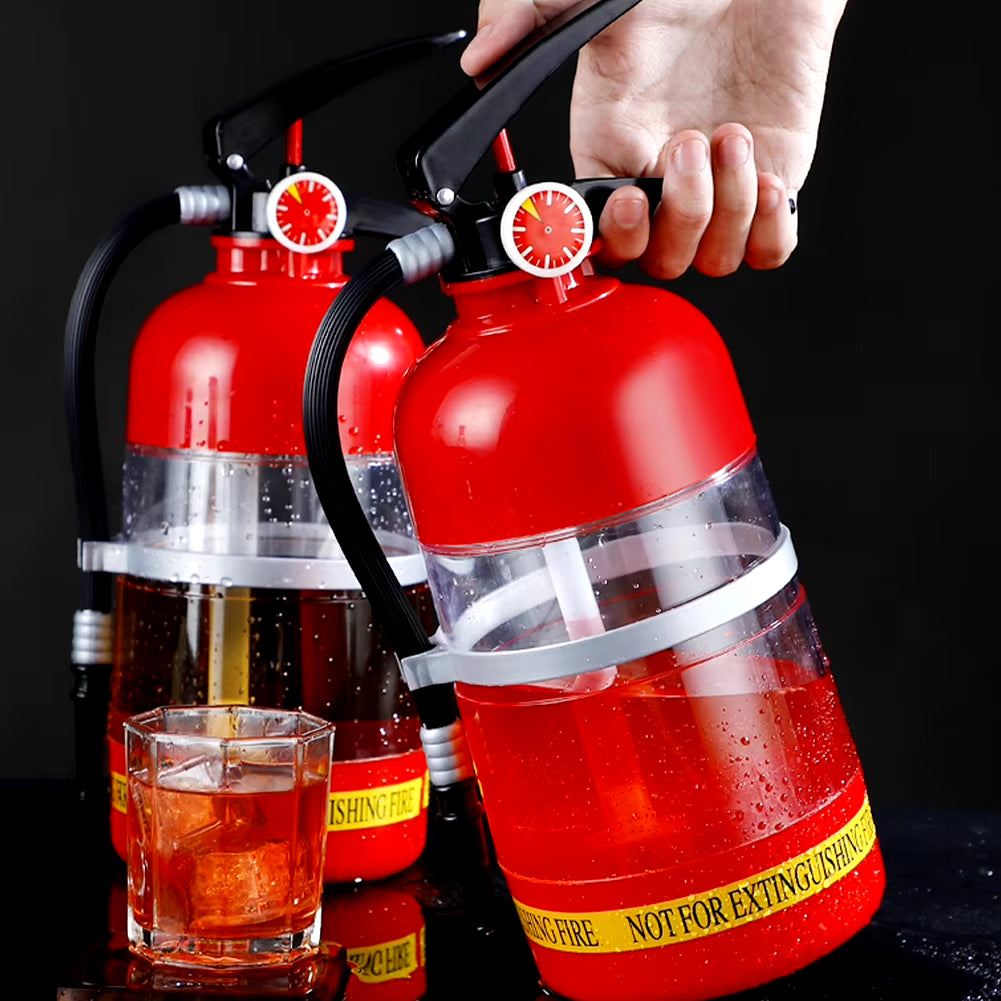 1.5L Wine Drink Dispenser Fire Extinguisher Pourer Party Beer Dispenser Beverage Wine Spirits Beer for Party Bar Accessory