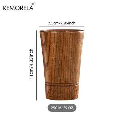 Wooden Tea Cups Handmade Natural Wooden Japan Style Cups Beer Tea Coffee Milk Water Cup Kitchen Bar Drinkware for Drinkware